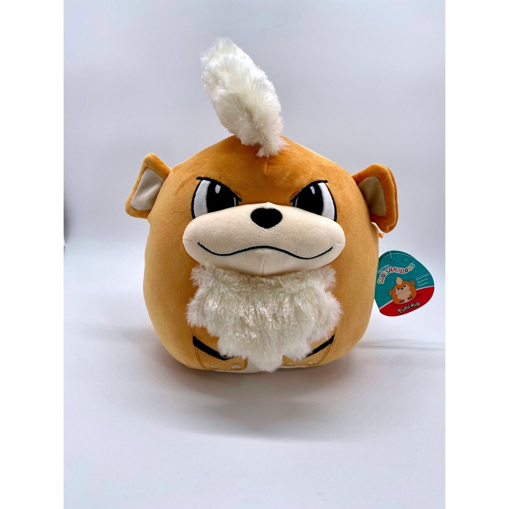 Squishmallows Pokemon Growlithe 10 Inch Plush Jazwares New With Tags NWT
